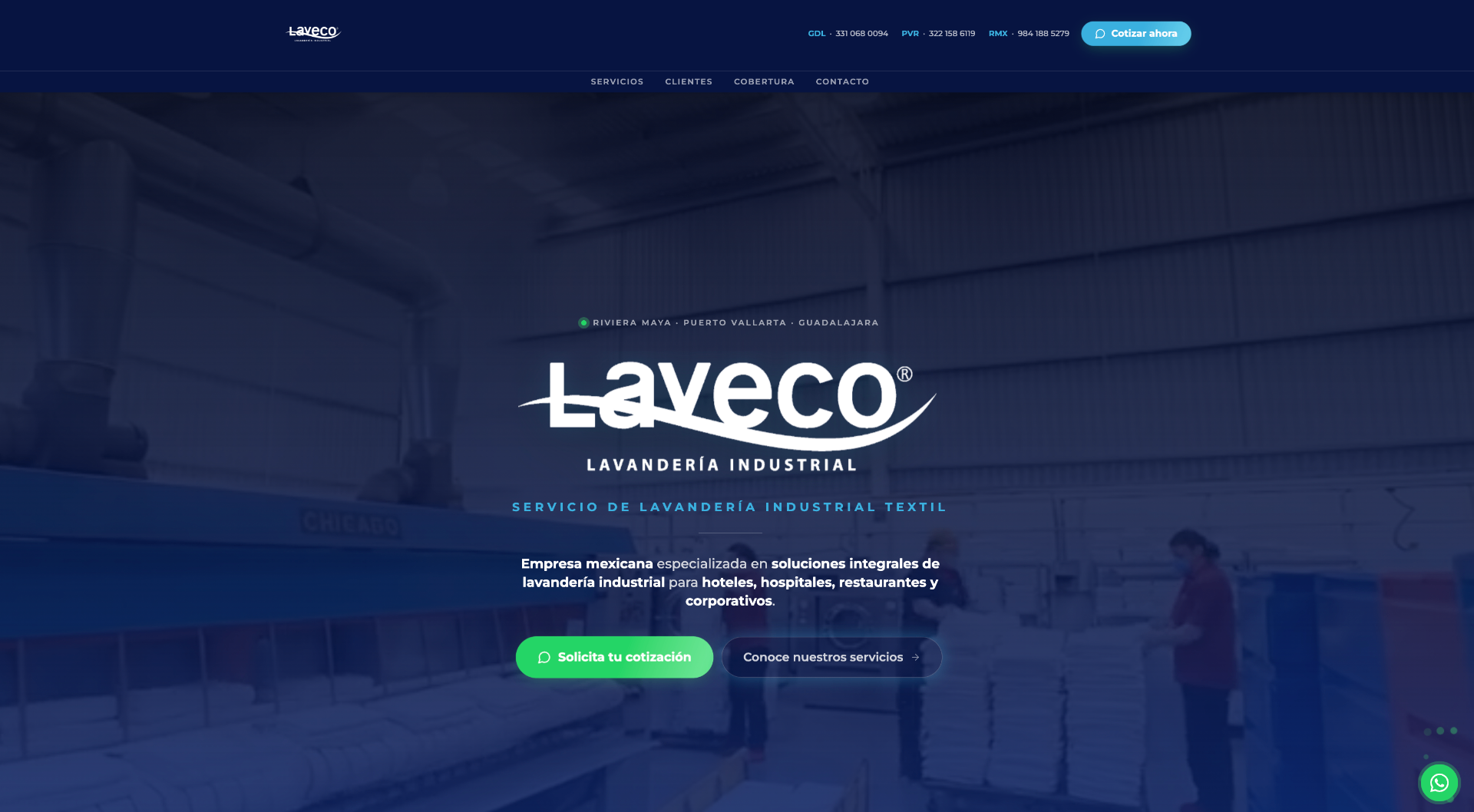 Laveco website preview
